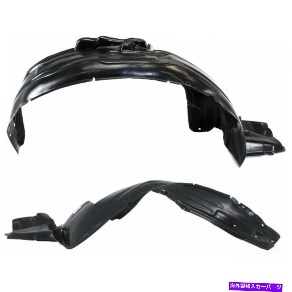 フェンダーライナー スバルフォレスタースプラッシュガード/フェンダーライナー2003-2008 LHおよびRHペア/セットフロント For Subaru Forester Splash Guard/Fender Liner 2003-2008 LH and RH Pair/Set Front【並行輸入品】