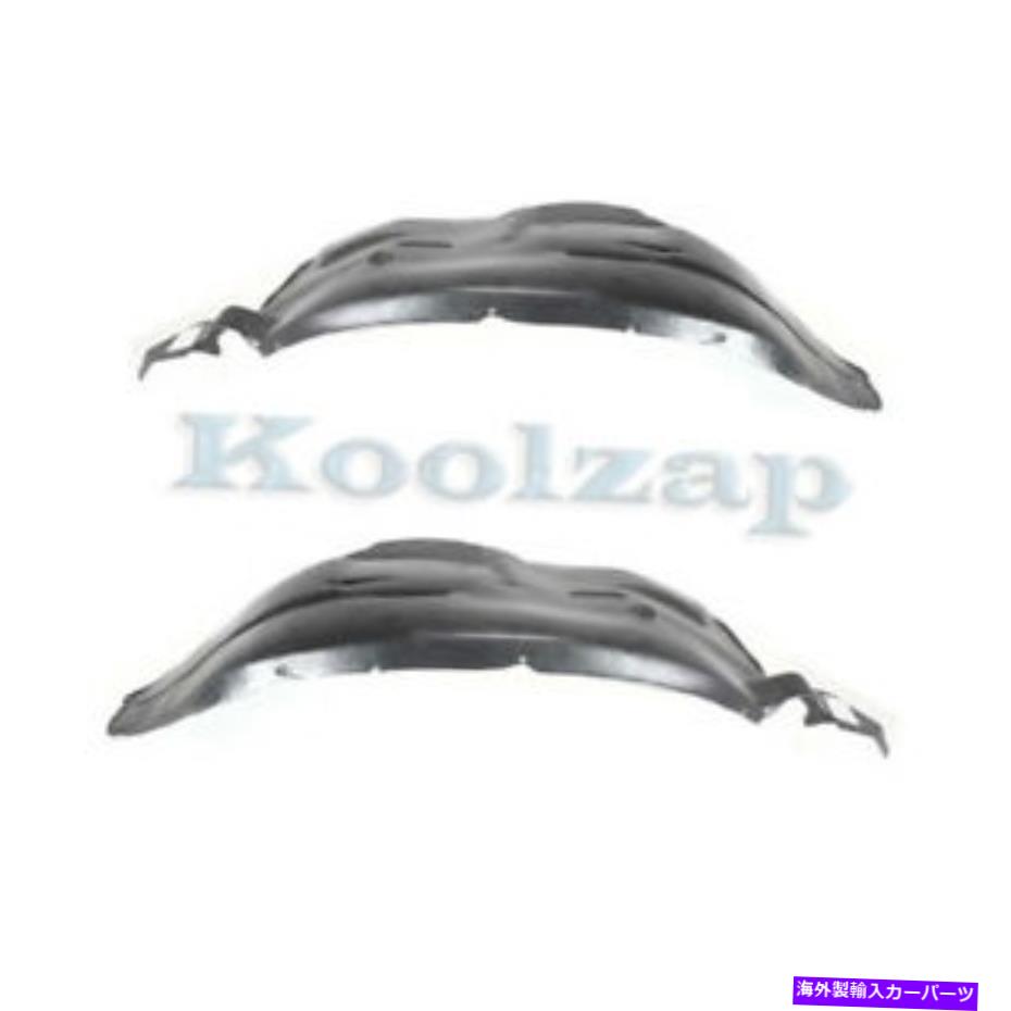 フェンダーライナー 04-08 F150＆MARK LTフロントスプラッシュシールドインナーフェンダーライナーパネルセットペア For 04-08 F150 & Mark LT Front Splash Shield Inner Fender Liner Panel SET PAIR【並行輸入品】