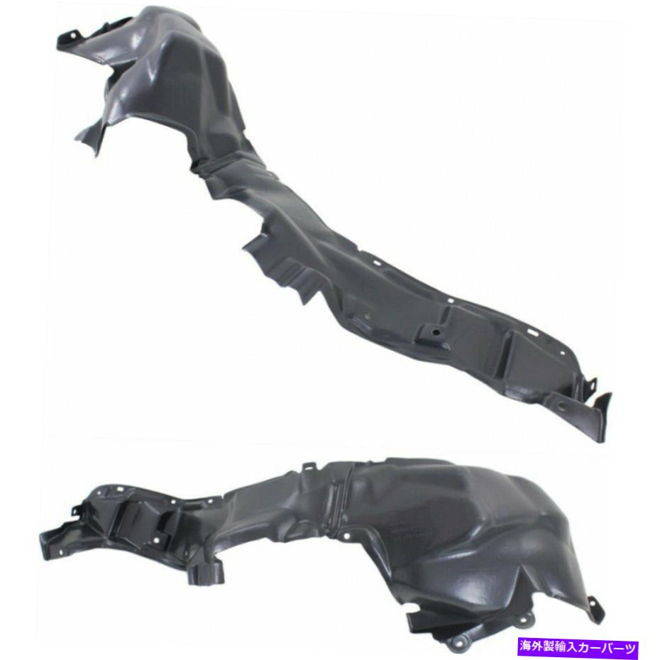 フェンダーライナー Scion IQ Splash Guard/Fender Liner 2012 13 14 2015 LHおよびRHペア/セットフロント用 For Scion iQ Splash Guard/Fender Liner 2012 13 14 2015 LH and RH Pair/Set Front【並行輸入品】