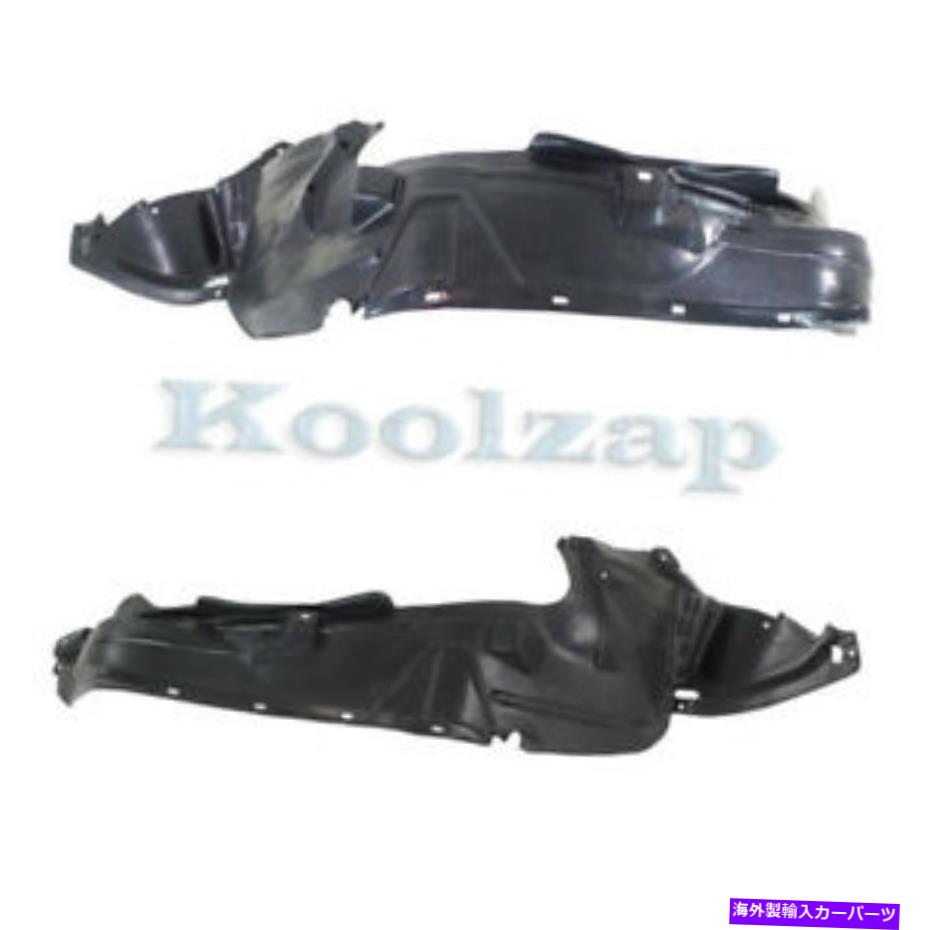 フェンダーライナー フィット06-11リッジラインフロントスプラッシュシールドインナーフェンダーライナー左右セットペア Fits 06-11 Ridgeline Front Splash Shield Inner Fender Liner Left Right SET PAIR【並行輸入品】
