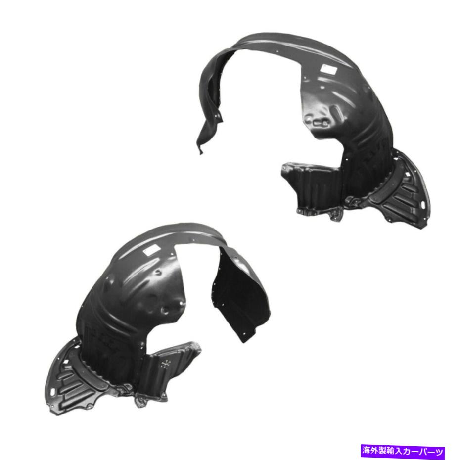 フェンダーライナー 11-13ホンダオデッセイ用の新しいフロントドライバーと乗客側フェンダーライナーセット New Front Driver & Passenger Side Fender Liner Set For 11-13 Honda Odyssey【並行輸入品】