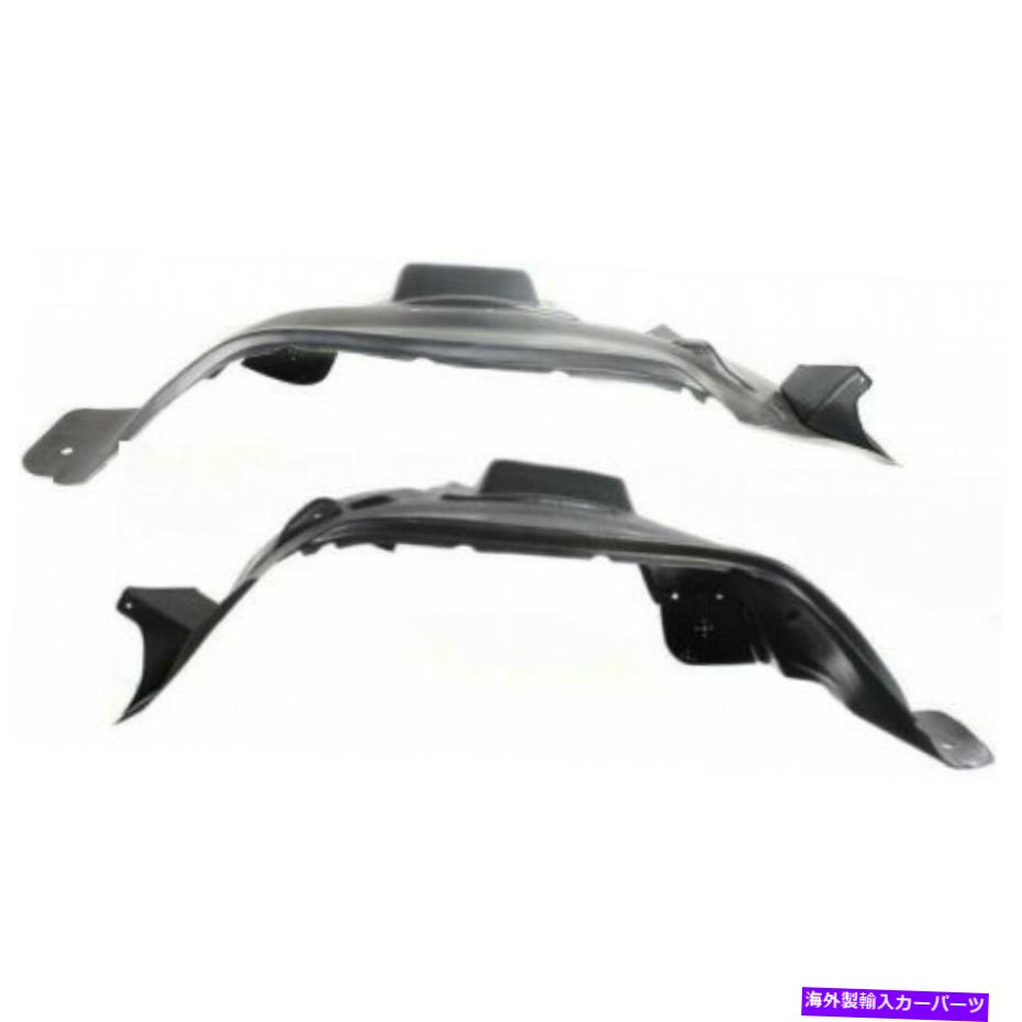 フェンダーライナー GMC Envoy Splash Guard/Fender Liner 2002-2009 LHおよびRHペア/セットフロント For GMC Envoy Splash Guard/Fender Liner 2002-2009 LH and RH Pair/Set Front【並行輸入品】