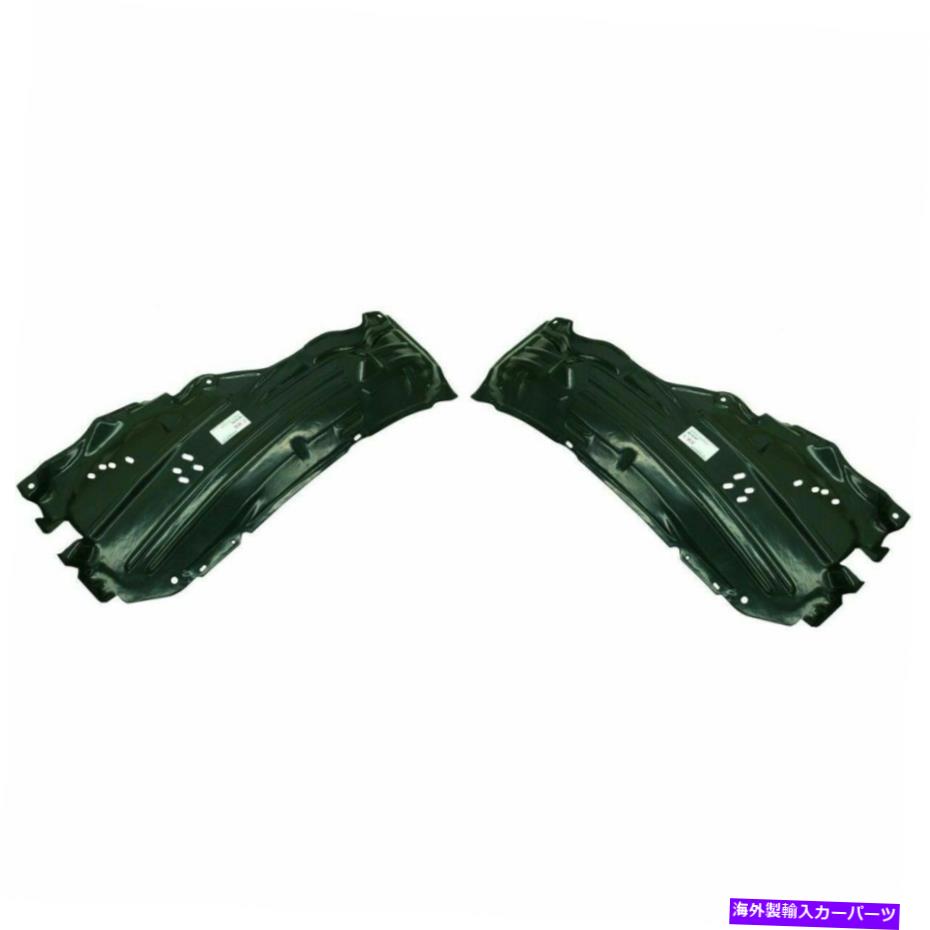 フェンダーライナー New Fits 2006-2010 Infiniti M35 Front RH＆LH Side Fender Liner Splash Shield New Fits 2006-2010 Infiniti M35 Front Rh & Lh Side Fender Liner Splash Shield【並行輸入品】