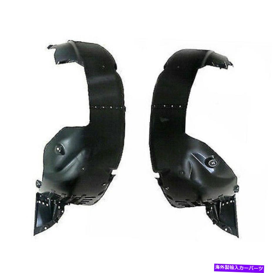 フェンダーライナー 2017-2019ソウル向けの新しいフロントドライバーと乗客側フェンダーライナーセット New Front Driver & Passenger Side Fender Liner Set For 2017-2019 Soul【並行輸入品】