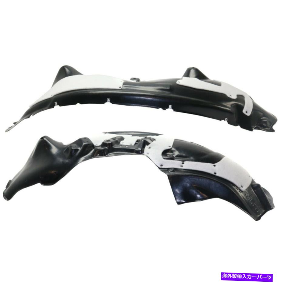 フェンダーライナー F250トラックF350 F450フォード用の2つのフェンダーライナーフロント左と右のペアセット Pair Set of 2 Fender Liners Front Left-and-Right for F250 Truck F350 F450 Ford【並行輸入品】