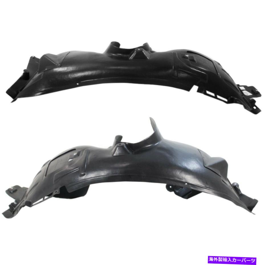 フェンダーライナー メルセデスLH＆RH CLA45 AMGペアの2つの前面左と右のフェンダーライナーセット Fender Liners Set of 2 Front Left-and-Right for Mercedes LH & RH CLA45 AMG Pair【並行輸入品】