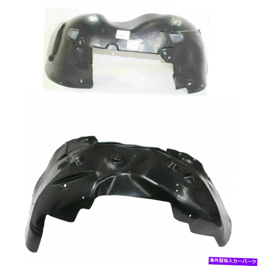 フェンダーライナー 2つのフロントドライバーと乗客のサイドのフェンダーライナーセット郊外1500雪崩 Fender Liner Set of 2 Front Driver & Passenger Side Fits Suburban 1500 Avalanche【並行輸入品】