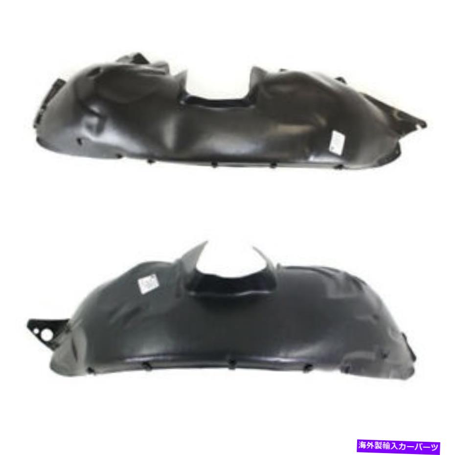 フェンダーライナー 07-14 S80&08-10 V70フロントスプラッシュシールドインナーフェンダーライナーLH+RHセットペア For 07-14 S80 & 08-10 V70 Front Splash Shield Inner Fender Liner LH+RH SET PAIR【並行輸入品】