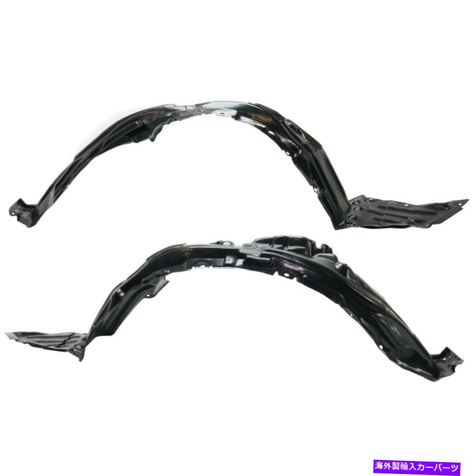 フェンダーライナー 2017年のトヨタプリウスプライムセットのフェンダーライナー左右の2つの前面のプライムセット Fender Liner For 2017 Toyota Prius Prime Set of 2 Front Left and Right【並行輸入品】