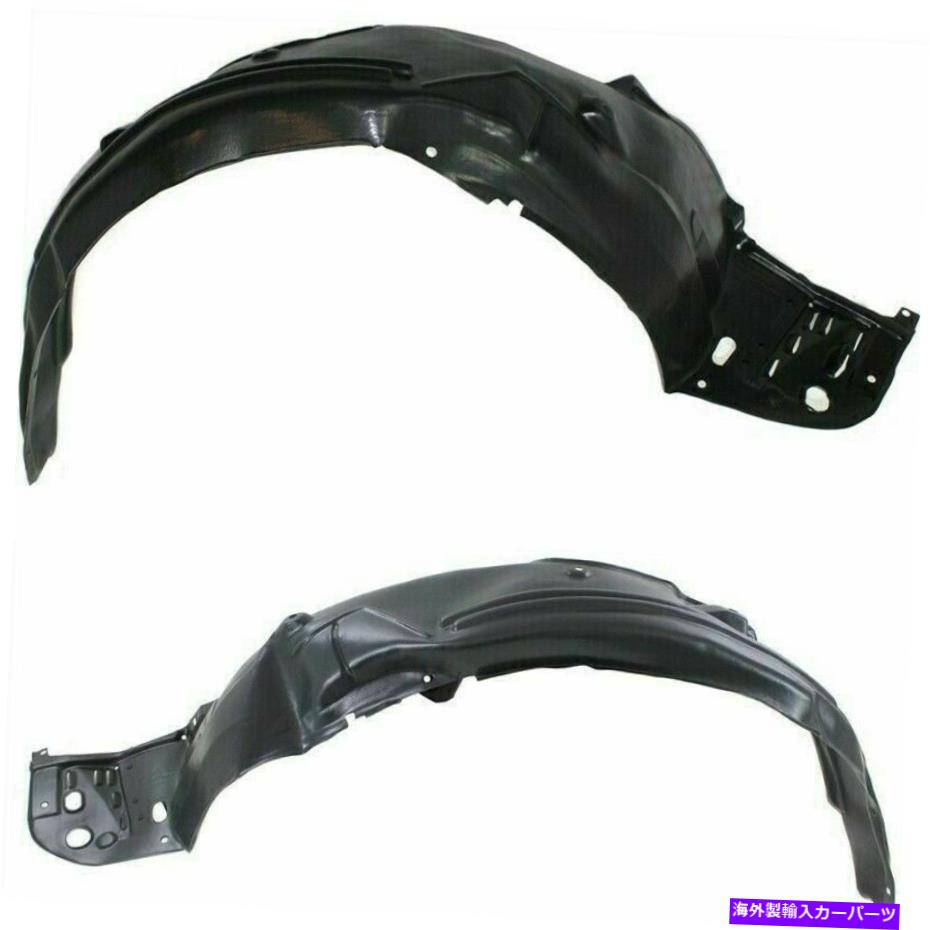 フェンダーライナー 新しいフロントRH-LHサイドフェンダーライナースプラッシュシールドフィット2013-2016ホンダアコード New Front Rh-Lh Side Fender Liner Splash Shield Fits 2013-2016 Honda Accord【並行輸入品】