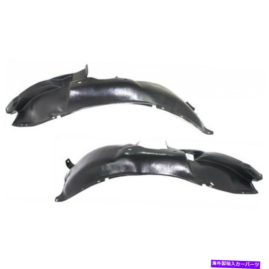 フェンダーライナー 土星L200スプラッシュガード/フェンダーライナー2003 LHおよびRHペア/セットフロント用 For Saturn L200 Splash Guard/Fender Liner 2003 LH and RH Pair/Set Front【並行輸入品】