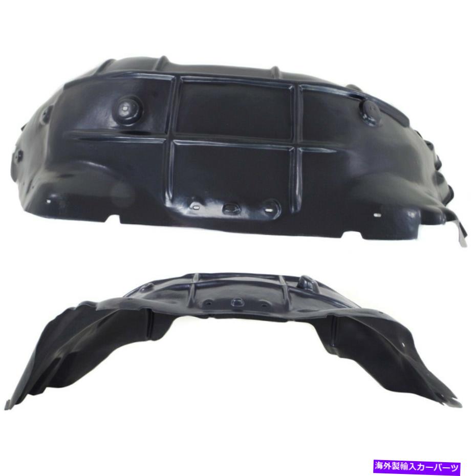 フェンダーライナー GMCペアの2つのフロントドライバーと乗客側LH RHの新しいフェンダーライナーセット New Fender Liners Set of 2 Front Driver & Passenger Side LH RH for GMC Pair【並行輸入品】