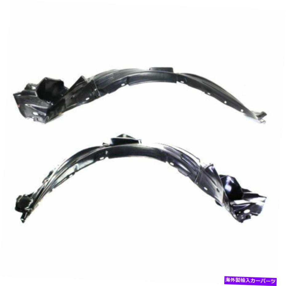 フェンダーライナー 2つのドライバーと助手席側のフェンダーライナーフロントセットレクサスIS300セダン Fender Liner Front Set Of 2 Driver And Passenger Side Fits Lexus IS300 Sedan【並行輸入品】