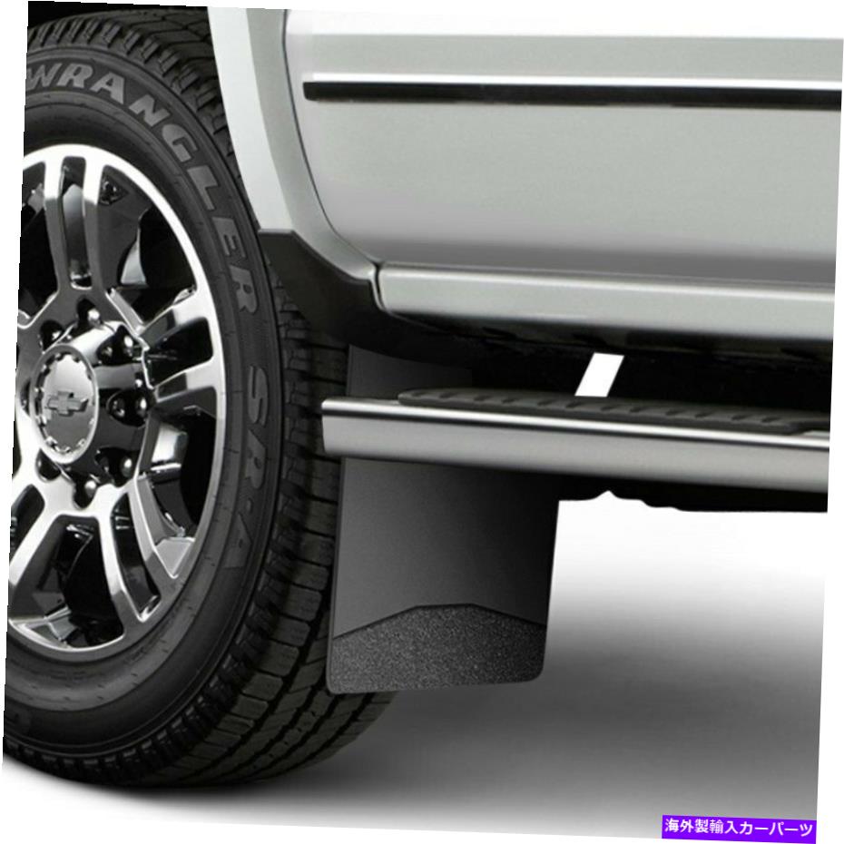 フェンダーライナー Ford F-250 88-90ハスキーライナー17152ブラックマッドフラップwテクスチャーブラックウェイト For Ford F-250 88-90 Husky Liners 17152 Black Mud Flaps w Textured Black Weight【並行輸入品】