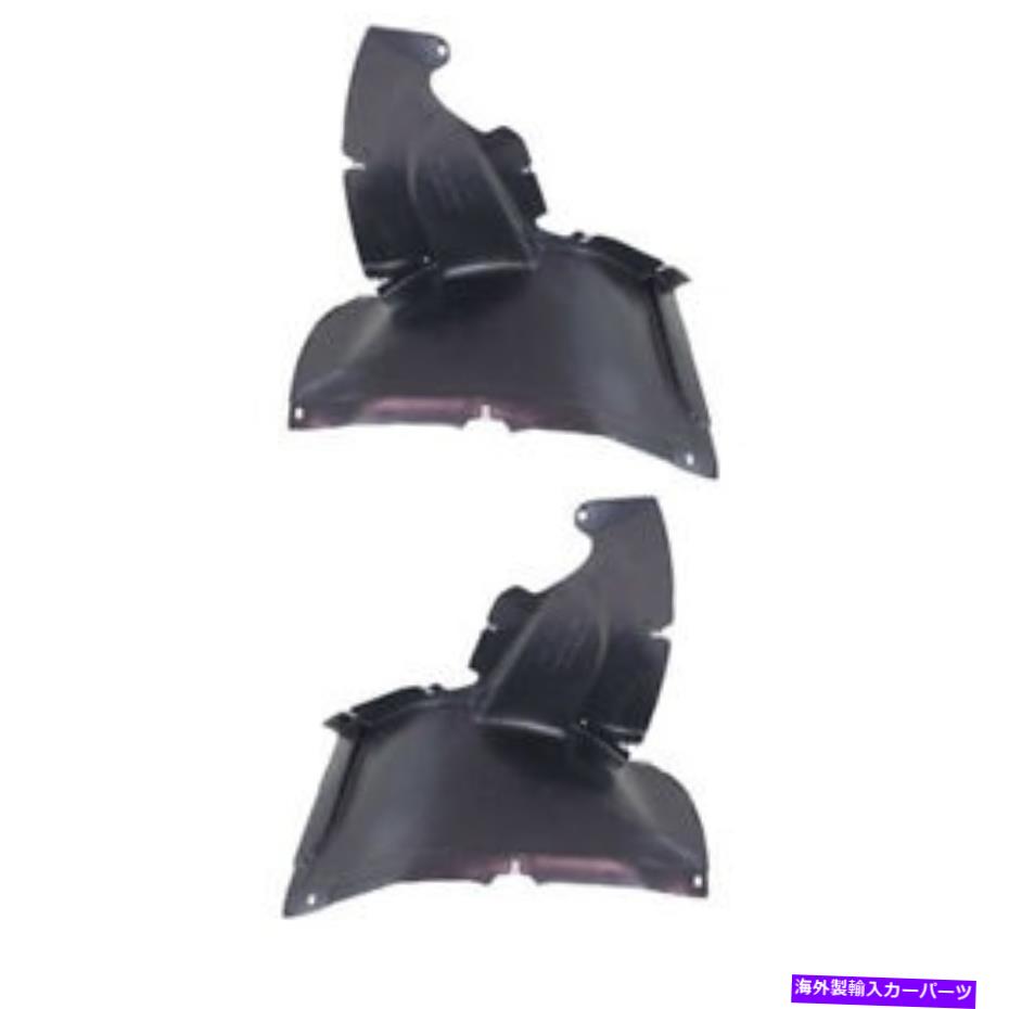 フェンダーライナー 13-17 VW CCフロントスプラッシュシールド内側フェンダーライナーパネル左右セットペア For 13-17 VW CC Front Splash Shield Inner Fender Liner Panel Left Right SET PAIR【並行輸入品】
