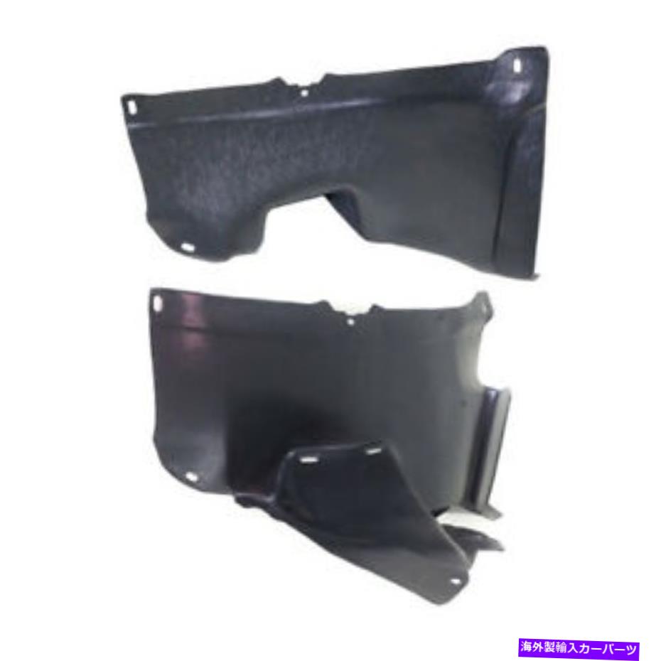 フェンダーライナー 06-10 VWパッサットフロントスプラッシュシールドインナーフェンダーライナーパネルlh+rhセットペア For 06-10 VW Passat Front Splash Shield Inner Fender Liner Panel LH+RH SET PAIR【並行輸入品】