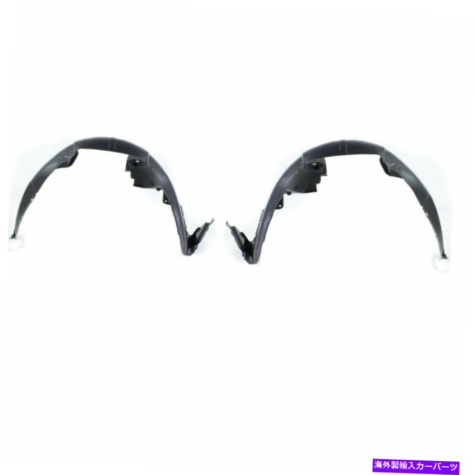 フェンダーライナー 2 LHとRHサイドのフロントセットを成形せずにフェンダーライナーはKia Soulに適合します Fender Liner Without Molding Front Set Of 2 LH And RH Side Fits Kia Soul【並行輸入品】