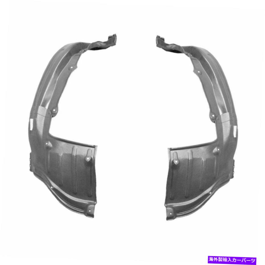 フェンダーライナー 2つの新しいセットTOYOTA SECOIA 2008-2020フロント左＆右側フェンダーライナー New Set of 2 Fits TOYOTA SEQUOIA 2008-2020 Front Left & Right Side Fender Liner【並行輸入品】
