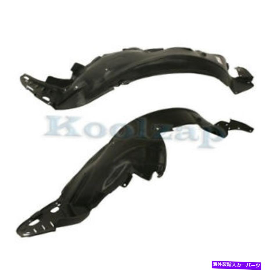 フェンダーライナー 09-12 RLフロントスプラッシュシールド内側フェンダーライナーパネル左と右のセットペア For 09-12 RL Front Splash Shield Inner Fender Liner Panel Left & Right SET PAIR【並行輸入品】