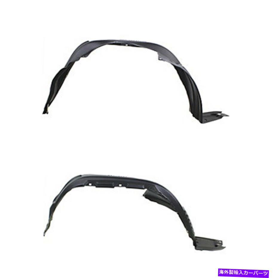 フェンダーライナー 2つのフロントドライバーと乗客側のフェンダーライナーセットはトヨタ4runnerに適合します Fender Liner Set of 2 Front Driver And Passenger Side Fits Toyota 4Runner【並行輸入品】