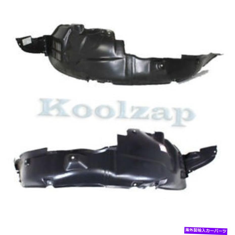 フェンダーライナー 09-10の最適フロントスプラッシュシールドインナーフェンダーライナー左右側セットペア For 09-10 Optima Front Splash Shield Inner Fender Liner Left Right Side SET PAIR【並行輸入品】
