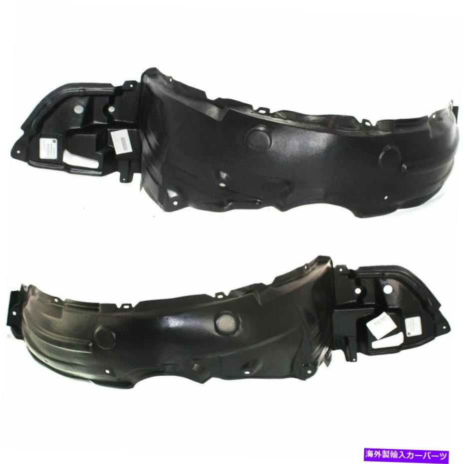 フェンダーライナー 2009-2010トヨタカローラの新しいフロント左＆右フェンダーライナープラスチック new Front Left & Right Fender Liner Plastic For 2009-2010 Toyota Corolla【並行輸入品】
