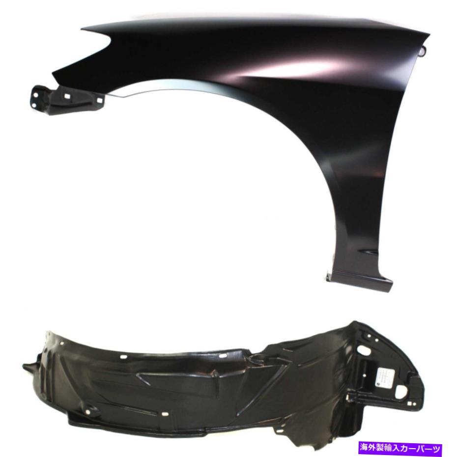 フェンダーライナー 2フェンダーのペアセットフロント左側のドライバーLH 60261S5AA80ZZ、74151S5AJ00 Pair Set of 2 Fenders Front Left Hand Side Driver LH 60261S5AA80ZZ, 74151S5AJ00【並行輸入品】