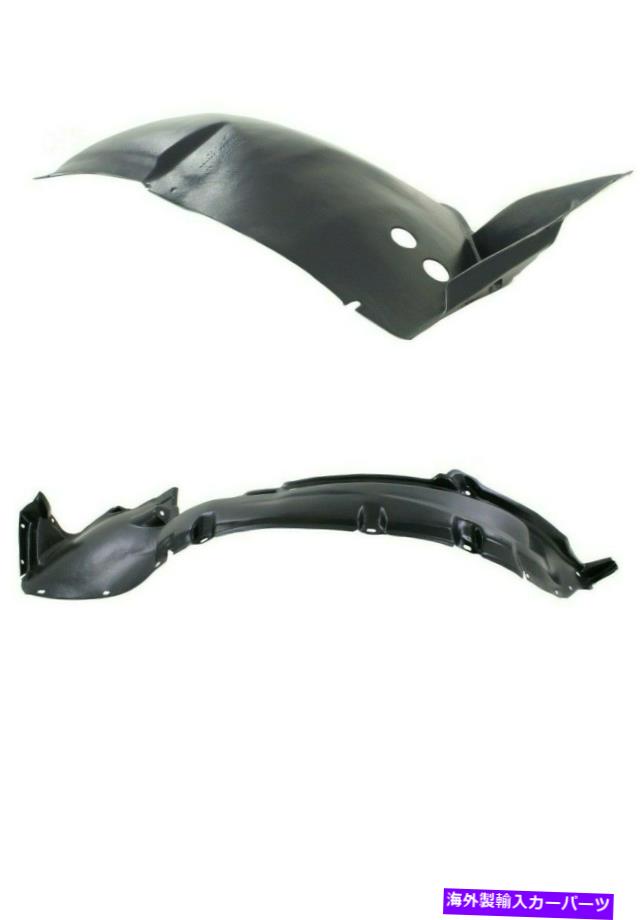フェンダーライナー 2フィットの新しいセットFord Escape 2005-2007 Front Left＆Right Sideフェンダーライナー New Set of 2 Fits FORD ESCAPE 2005-2007 Front Left & Right Side Fender Liner【並行輸入品】