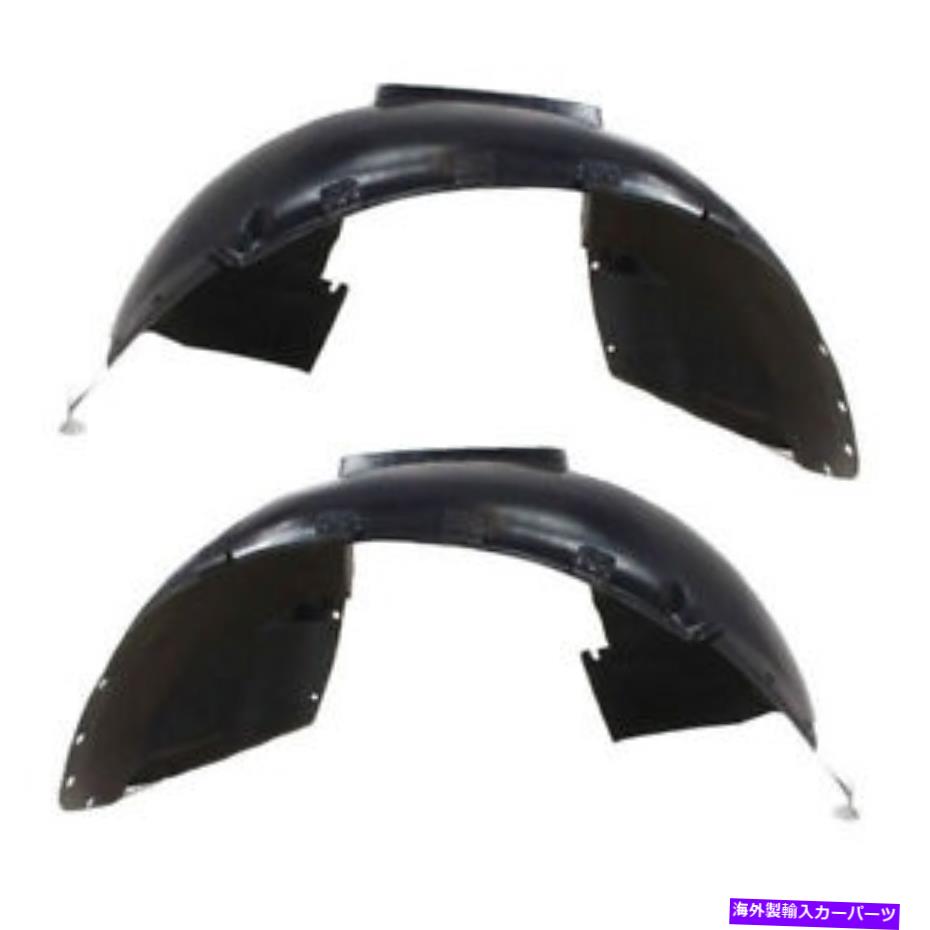 フェンダーライナー 98-04 C70フロントスプラッシュシールドインナーフェンダーライナーパネル左と右のセットペア For 98-04 C70 Front Splash Shield Inner Fender Liner Panel Left & Right SET PAIR【並行輸入品】