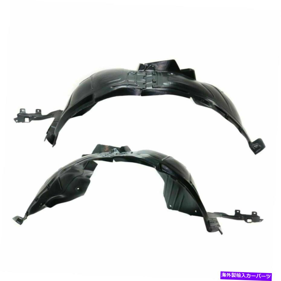 フェンダーライナー 2つのフロントフェンダーライナーLHとRHサイドのセットシボレーマリブマリブリミテッド Set of 2 Front Fender Liner LH And RH Side Fits Chevrolet Malibu Malibu Limited【並行輸入品】