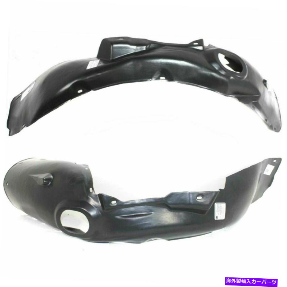 フェンダーライナー 2フィットの新しいセットフォルクスワーゲンパサート2001-05フロント左＆右側フェンダーライナー New Set of 2 Fits VOLKSWAGEN PASSAT 2001-05 Front Left & Right Side Fender Liner【並行輸入品】