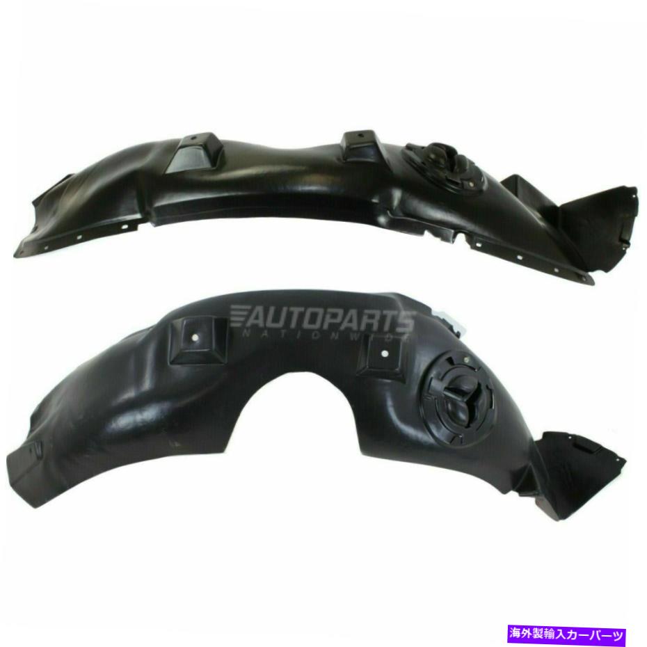 フェンダーライナー 新しいフロントLH&RHフェンダーライナースプラッシュシールドフィット2010-2013シボレーequinox New Front LH & RH Fender Liner Splash Shield Fits 2010-2013 Chevrolet Equinox【並行輸入品】
