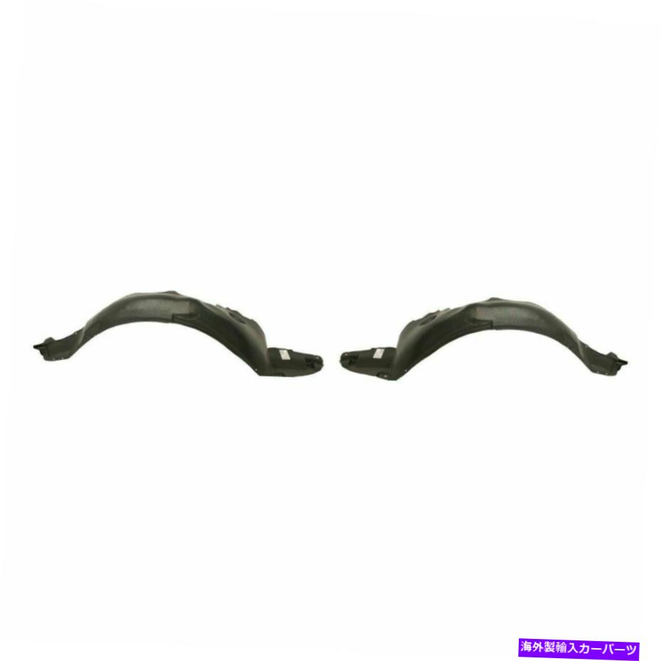 フェンダーライナー 2つの新しいセットシボレーaveo5 2009-2011フロント左＆右側フェンダーライナー New Set of 2 Fits CHEVROLET AVEO5 2009-2011 Front Left & Right Side Fender Liner【並行輸入品】