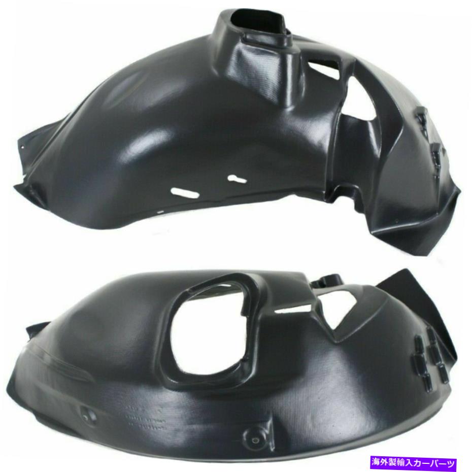 フェンダーライナー 2010年から2014年のSMART FORTWOの新しいフロント左＆右フェンダーライナースプラッシュシールド New Front Left & Right Fender Liner Splash Shield For 2010-2014 Smart Fortwo【並行輸入品】