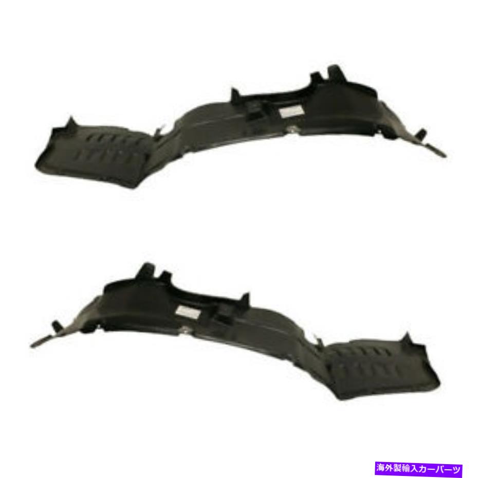 フェンダーライナー 04-05 Endeavor AWDフロントスプラッシュシールドインナーフェンダーライナーパネル2PCセットペア For 04-05 Endeavor AWD Front Splash Shield Inner Fender Liner Panel 2PC SET PAIR【並行輸入品】