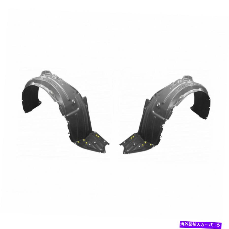 フェンダーライナー トヨタC-HR 2018 Fender Liner Driver＆Passenger Sideの場合|ペア|フロント|マット For Toyota C-HR 2018 Fender Liner Driver & Passenger Side | Pair | Front | Matte【並行輸入品】