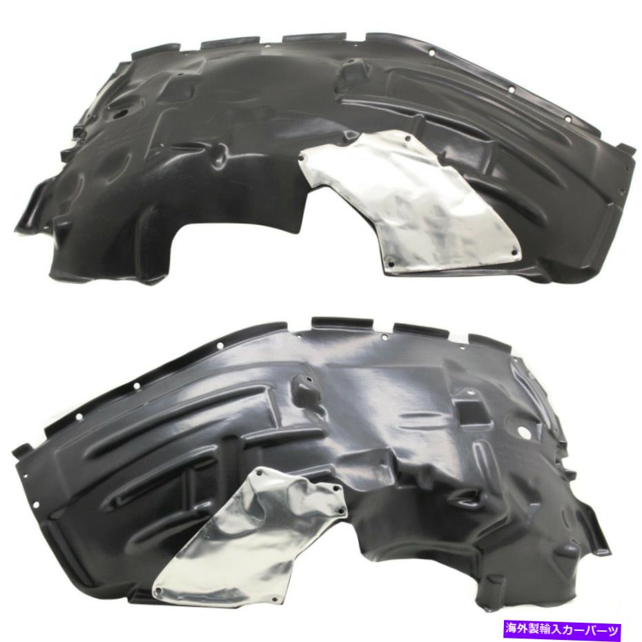 フェンダーライナー 2つのフェンダーライナーの新しいセットフロントドライバーと乗客側LHラングラーペア用 New Set of 2 Fender Liners Front Driver & Passenger Side LH RH for Wrangler Pair【並行輸入品】