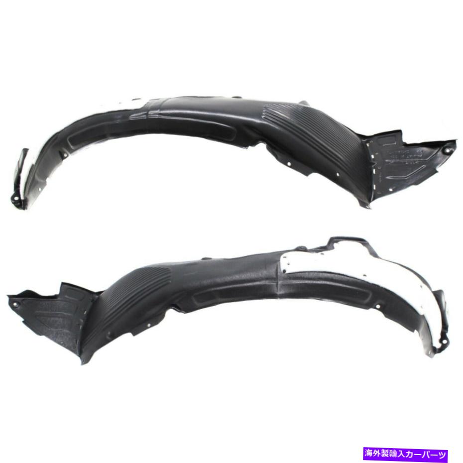 フェンダーライナー 2つのフェンダーライナーの新しいセットフロントドライバーと乗客側LH RH for forteペア New Set of 2 Fender Liners Front Driver & Passenger Side LH RH for Forte Pair【並行輸入品】