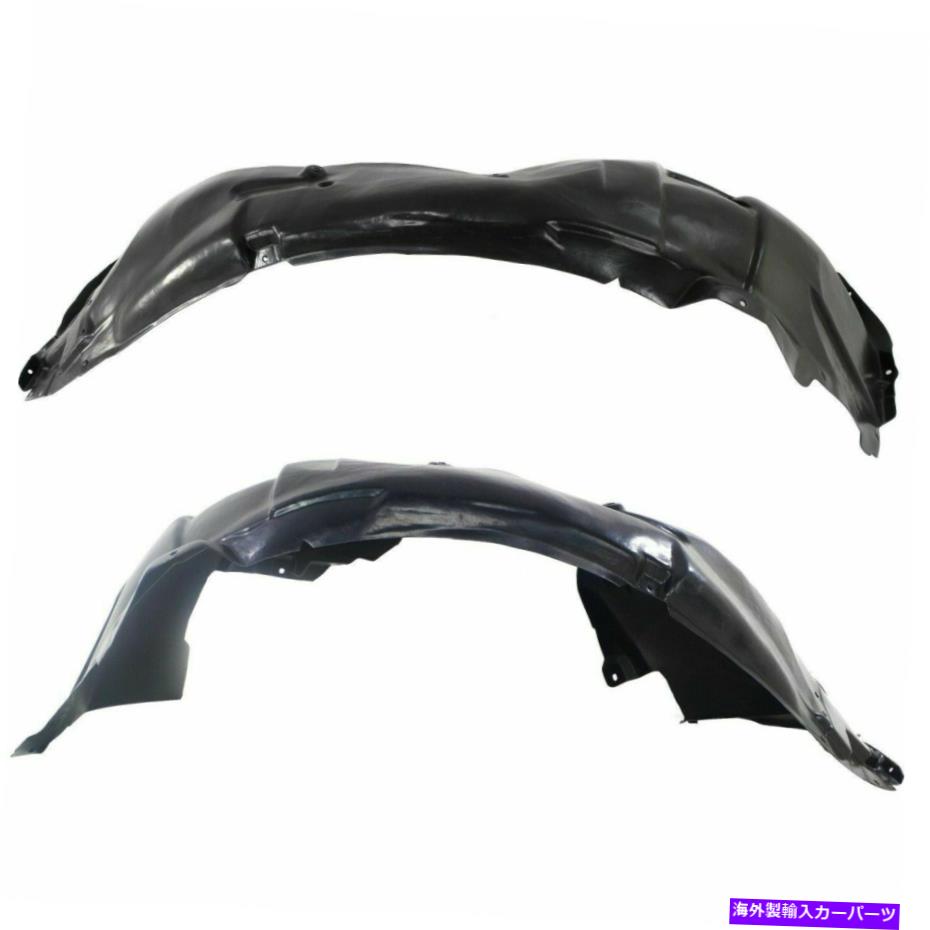 フェンダーライナー フェンダーライナーフロント左＆右側のプラスチックフィット2015 2016 2017フォードマスタング Fender Liner Front Left & Right Side Plastic Fits 2015 2016 2017 Ford Mustang【並行輸入品】