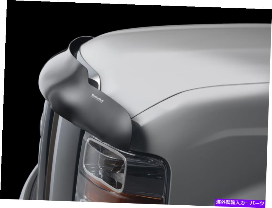バグシールド Weathertech Stone＆Bug Deflector Hood Shood for 19-21 Chevrolet Silverado 1500 WeatherTech Stone & Bug Deflector Hood Shield for 19-21 Chevrolet Silverado 1500【並行輸入品】