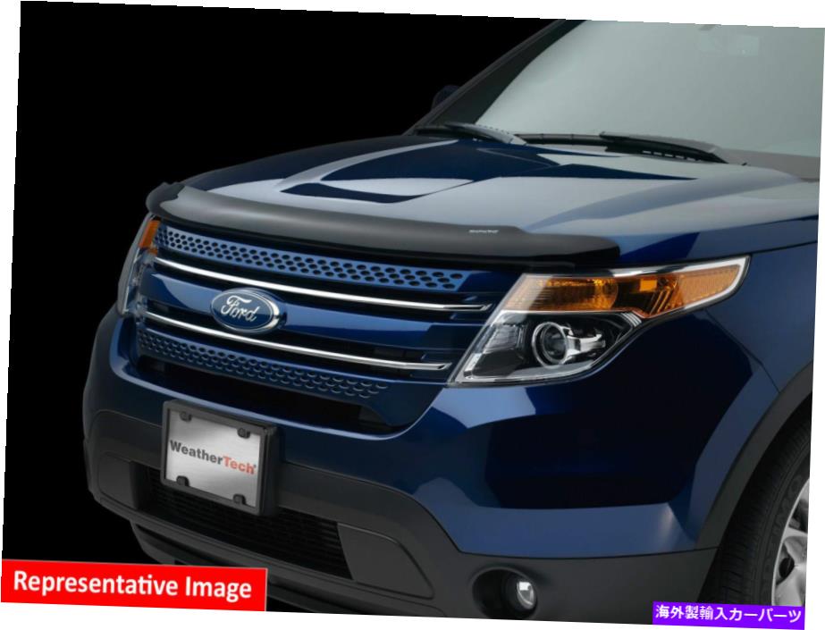 バグシールド Weathertech Stone＆Bug Deflector Hood Shood for Ford Edge 2011-2014 WeatherTech Stone & Bug Deflector Hood Shield for Ford Edge 2011-2014【並行輸入品】