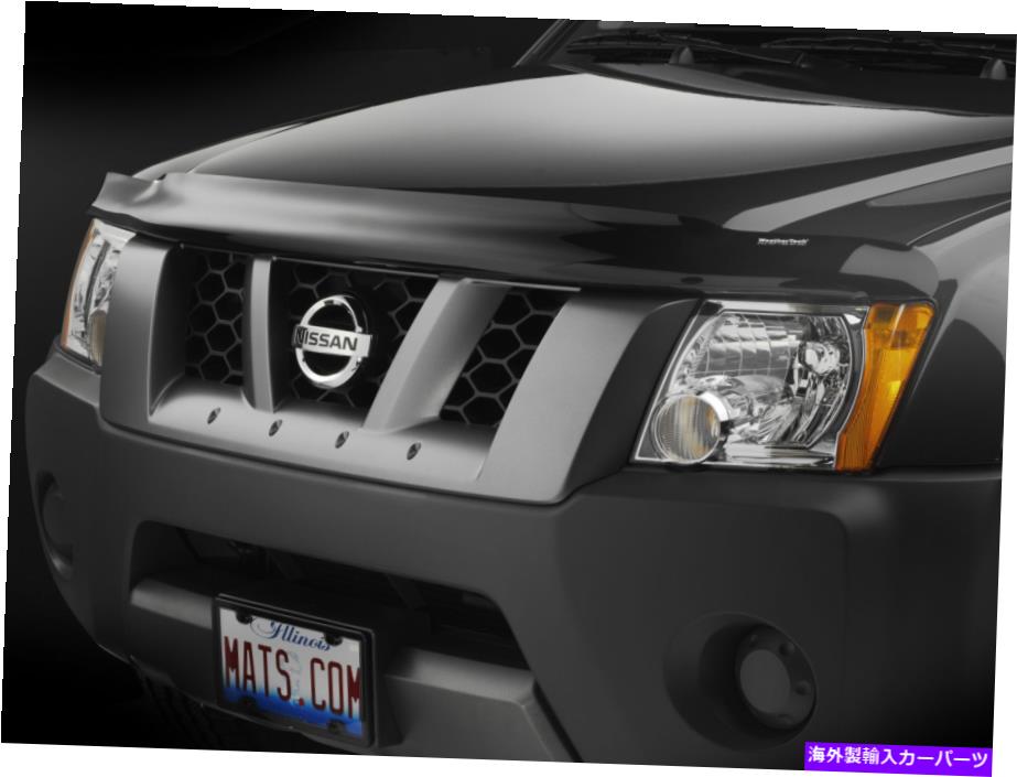 バグシールド トヨタセコイアのためのWeathertech Stone＆Bug Deflector Hood Shield 2005-2007 WeatherTech Stone & Bug Deflector Hood Shield for Toyota Sequoia 2005-2007【並行輸入品】