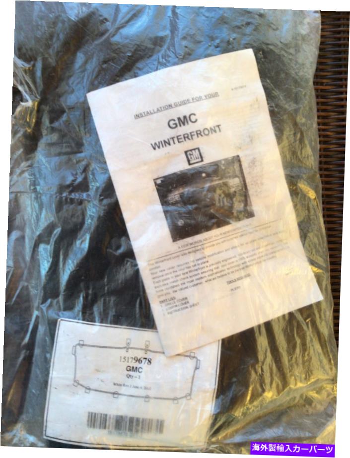 バグシールド 新しいGMC Winterfront 15179678グリルカバーと下のカバー?2002-2006トラックOEM NEW GMC winterfront 15179678 Grill Cover & Lower Cover~Fits 2002-2006 Truck OEM【並行輸入品】