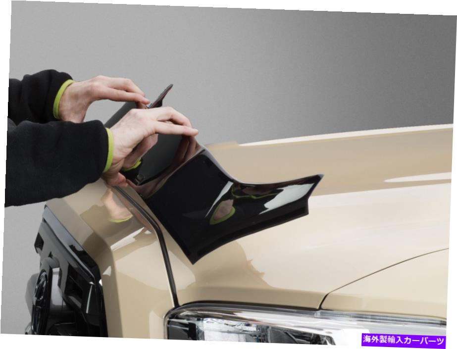 バグシールド 日産フロンティア2005-2019のweathertechロープロファイルフードプロテクター WeatherTech Low Profile Hood Protector for Nissan Frontier 2005-2019【並行輸入品】