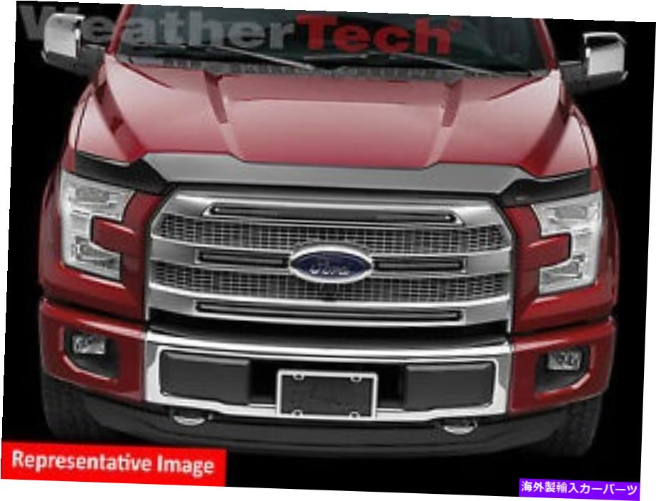 バグシールド Dodge Ram Truck 2500/3500-2010-2018のweathertechロープロファイルフードプロテクター WeatherTech Low Profile Hood Protector for Dodge Ram Truck 2500/3500 - 2010-2018【並行輸入品】