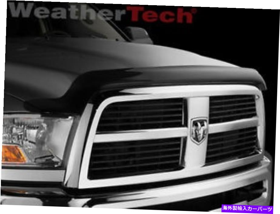 バグシールド weathertech Stone＆Bug Deflector Hood Shood for Dodge Ram 2500/3500 2010-2018 WeatherTech Stone & Bug Deflector Hood Shield for Dodge Ram 2500/3500 2010-2018【並行輸入品】
