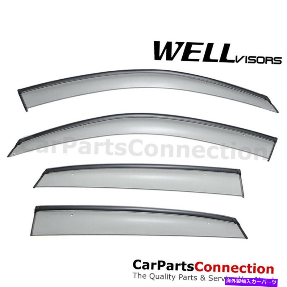 バグシールド Wellvisors Window Viders 03-08 for Infiniti FX35 FX45 Sun Visors Deflectors WellVisors Window Visors 03-08 For Infiniti FX35 FX45 Sun Visors Deflectors【並行輸入品】