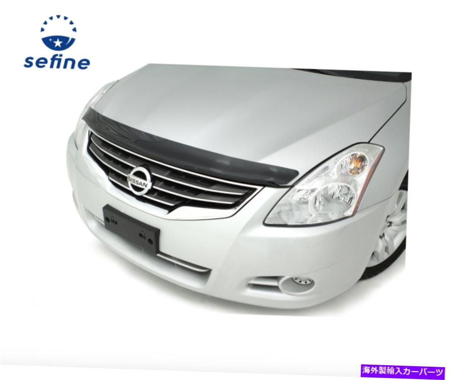 バグシールド Auto Ventshade 20733 Carflectorダークスモークフードシールド10-2012日産アルティマ Auto Ventshade 20733 Carflector Dark Smoke Hood Shield for 10-2012 Nissan Altima【並行輸入品】