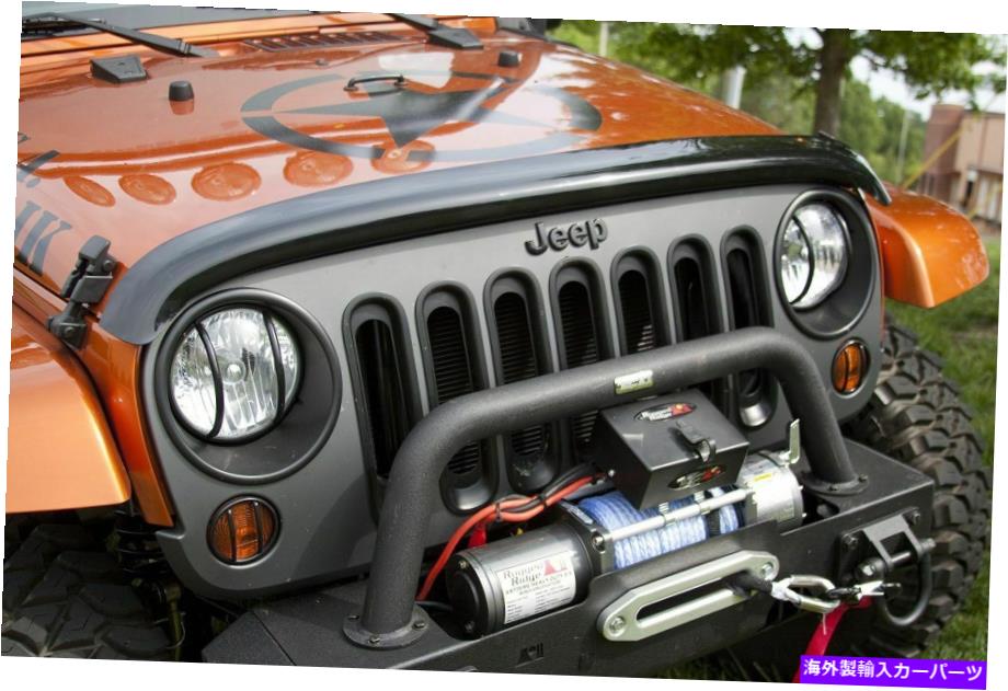 バグシールド Hood Deflector-Bug Deflector rugged Ridge 11350.02 Hood Deflector-Bug Deflector Rugged Ridge 11350.02【並行輸入品】