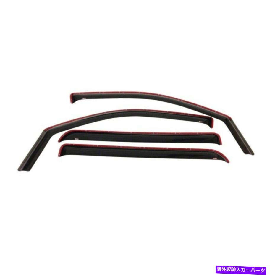 バグシールド Westin 2009-2018 Fitts Dodge/Ram Crew Cab/Mega Cab Wade In-Channel Wind Deflector Westin 2009-2018 fits Dodge/Ram Crew Cab/Mega Cab Wade In-Channel Wind Deflector【並行輸入品】